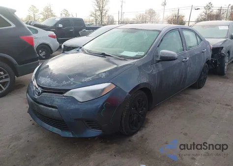 2016 Toyota Corolla Le z USA, uszkodzony, nr VIN 2T1BURHE3GC666500